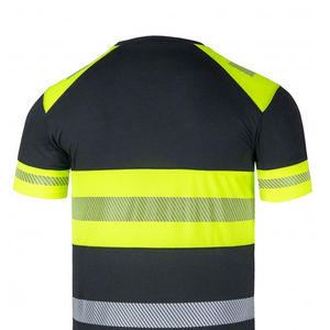 Camisetas de Trabajo de Alta Visibilidad Reflectantes para Hombre, Ropa de Trabajo con Cinta Reflectante Fluorescente, Camiseta Personalizada de Alta Visibilidad para Tráfico - Product Image 5