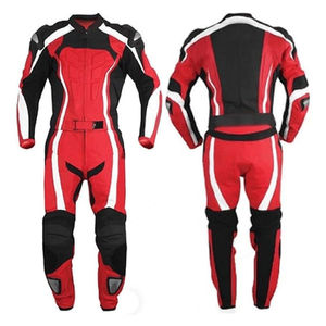 Combinaison de moto en cuir unisexe pour adulte OARH INT INDUSTRY MAS-2355, manches longues, coupe-vent, imperméable, respirante, séchage rapide, grande taille - Product Image 1