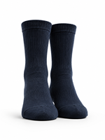 Chaussettes de récupération blanches tissées antibactériennes écologiques respirantes à motif personnalisable pour jeunes – Course, Football, Soccer