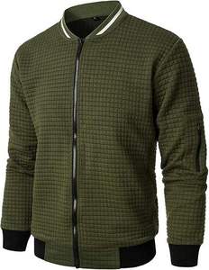 Chaqueta Bomber Varsity Ligera 100% Lana para Hombre CREW, Estilo Casual con Bordado, Cierre de Cremallera, Estilo Invernal Elegante, Personalizable OEM, Envío Rápido - Product Image 5