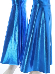 Costumes de danse disco années 70 pour femmes, combinaison à une épaule, manches longues, évasée, funky, vêtements de danse cosplay, danse moderne disco - Product Image 5