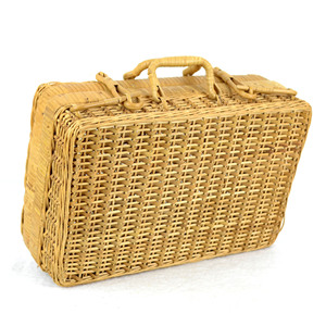 Maleta de ratán de lujo, pequeña caja de almacenamiento, maletas tejidas de gran calidad, bolsas de viaje al por mayor - Product Image 5