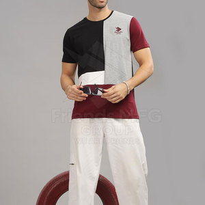 T-shirts pour hommes en coton 100% écologiques, légers, à col rond, avec logo personnalisé, taille plus, fabrication sur mesure, vente en gros - Product Image 5