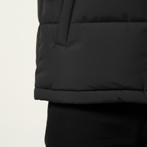 Veste matelassée pour homme avec logo personnalisé, veste à capuche d'hiver, veste rembourrée chaude, fabricant de vêtements streetwear OEM - Product Image 6