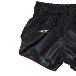 Shorts en satin bleu marine pour homme, couleur unie, taille mi-haute, élastique, séchage rapide, décontracté, 100 % polyester tissé - Product Image 5