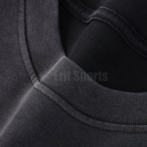 Camiseta de Estilo Urbano Moderno, Sólida, Casual, Lavada al Ácido, 100% Algodón, Ecológica, Transpirable y Ligera para Actividades al Aire Libre - Product Image 3