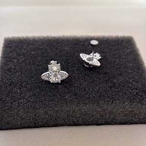 Sparkly Moissanite 1CT Round Cut Diamond Stud Earrings Streetwear Punk Stud Pushback 925 Sterling Silver Fine Proposal Gift - Product Image 5