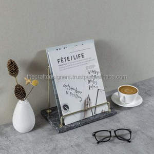 Porte-livres de cuisine en marbre moderne pour cuisines élégantes, améliorant l'espace de comptoir avec une utilisation pratique - Product Image 4