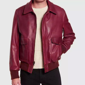 Nouvelles vestes universitaires en cuir personnalisées à prix d'usine, manches longues, logo frontal, haute qualité, pour hommes, hiver, adultes, OEM - Product Image 4