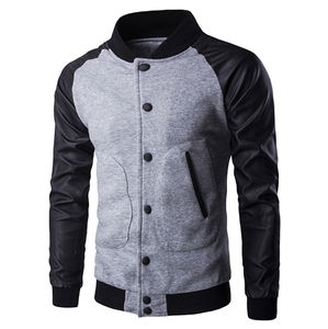 Veste de baseball universitaire pour homme personnalisable avec des patchs brodés en chenille en cuir véritable, style Letterman pour l'hiver - Product Image 5