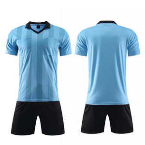 Professional <b>Referee</b> Uniform Men Custom Logo Soccer <b>Referee</b> Shirt Shorts Set Wholesale - Product Image 4