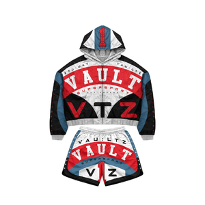 Conjunto de Chaqueta Cortavientos y Pantalones Cortos con Múltiples Diseños |   Chándal Vaultz Shine Warcry Hanfiye Streetwear |   Marca Privada OEM - Product Image 1