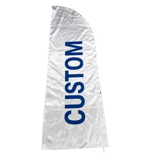 Drapeau plume en aluminium personnalisé pour l'extérieur avec impression numérique, drapeau de plage - Product Image 2