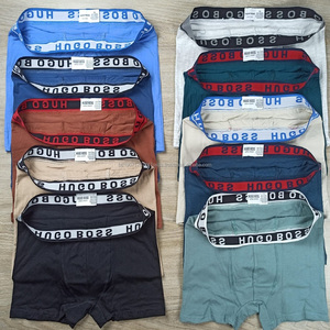 Wholesale Comfortable 95% Cotton 5% Spandex Men's <b>Boxer</b> Briefs Ready Stock Comfortable Sport <b>Trunks</b> Bulk Premium <b>Boxer</b> Briefs - Product Image 1