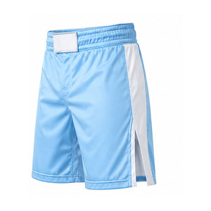 Premium Quality Boxing Training Shorts for Men with Quick Dry Breathable 100% Polyester Fabric and Comfortable <b>Athletic</b> Fit - Product Image 6