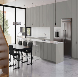 ตู้ครัวสำเร็จรูปสไตล์ยุโรปแบบกำหนดเองของ JY Project ชุดเต็ม ตู้ไม้โมเดิร์นแบบโมดูลาร์ ผลิตจากโรงงานในเวียดนาม คุณภาพสูง - Product Image 2