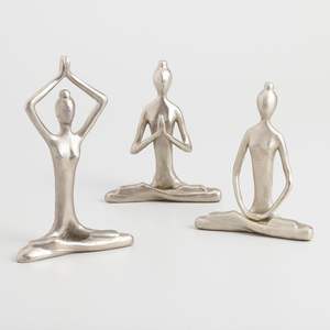 Statue élégante en aluminium, sculpture artisanale, figurine décorative en métal pour l'ameublement d'intérieur de luxe. - Product Image 6