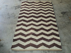 Tapis Chevron en jute noué à la main Tapis plat tissé à haute utilisation pour salon et chambre d'amis-Prix d'usine direct - Product Image 3