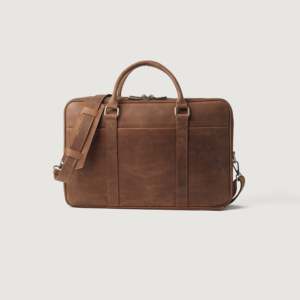 Mochila de Cuero Genuino Premium para Viajes, Negocios, Oficina y Uso Diario, Elegante Bolso Mensajero de Cuero Vintage para Hombre - Product Image 2