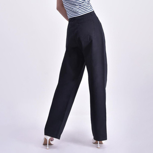 Pantalones Cargo Anchos de Mezclilla para Mujer, Estilo Urbano, Cintura Alta, con Múltiples Bolsillos, Fabricante OEM - Product Image 3