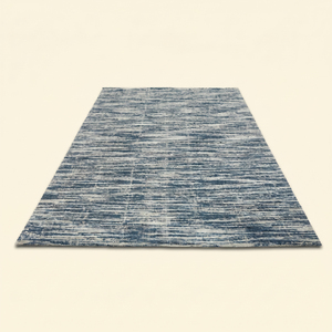 DECORDEC Lavender Veil Ivory <b>Lilac</b> Hand Tufted Wool <b>Rug</b> Faded Geometric Pattern Non-Slip Eco-Friendly Area Carpet for Living - Product Image 2