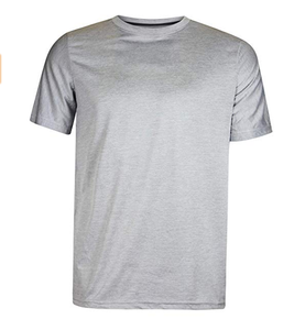 T-shirt personnalisé à col rond et manches courtes pour homme, motif lettres, en polyester/coton peigné, écologique, impression de logo en gros - Product Image 5
