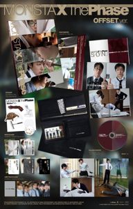 MONSTA X - [ THE PHASE ] มินิอัลบั้มชุดที่ 13 (เวอร์ชั่น OFFSET) อัลบั้มซีดีเคป๊อปขายดีที่สุดในเกาหลีสำหรับทุกวัย - Product Image 4