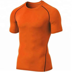 <b>Men</b> Black Full Sleeve Rash Guard Anti-Uv <b>Compression</b> <b>Shirt</b> Quick Dry 220g Spandex/Nylon Sportswear - Product Image 3