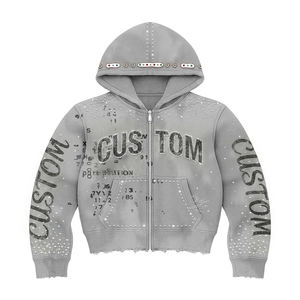 Sudadera con Capucha de Marca Privada, Sudadera Gruesa de Algodón, Sudadera de Felpa Premium, Precio de Fábrica al por Mayor - Product Image 2