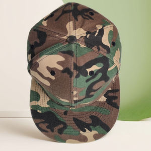 Casquette Snapback Camouflage Unisexe Style Urbain Réglable Respirante Polyester Coton Printemps Été Chapeau Décontracté - Product Image 4