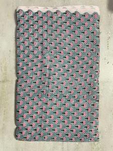 Tela ligera de algodón estampada a mano de la India, tela de algodón suave con estampado a mano, proveedor mayorista de exportación, proveedor de pedidos al por mayor - Product Image 3