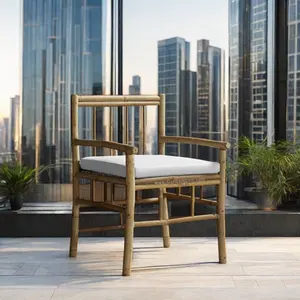 Venta al por mayor al aire libre de bambú sillas de hotel para cocina y comedor para uso en apartamentos - Product Image 1