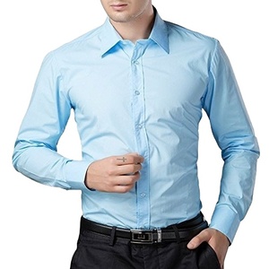 Camisa Formal de Oficina para Hombre de Primera Calidad, Color Sólido, Transpirable, Otoñal, Ecológica, 100% Algodón, Precio Económico Premium - Product Image 6