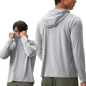 Sudadera con Capucha de Pesca para Hombre, con Logotipo Personalizado, Sublimada, UPF 50+, Transpirable, 100% Poliéster, con Máscara Facial, Manga Larga, Secado Rápido - Product Image 1