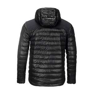 OEM Custom Men's Plus Size Winter Quilted <b>Jacket</b> Vintage Waterproof Windbreaker Zipper Puffer <b>Jacket</b> Embroidered Casual - Product Image 2