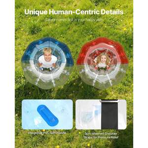 Paquete de 2 Pelotas Inflables de 1.5 m (5 pies), 0.8 mm de Grosor, Cuerpo de PVC, Sumo Zorb para Adolescentes y Adultos, Juegos en Equipo al Aire Libre, Jardín, Patio, Parque - Product Image 4