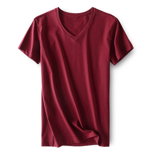 Camisetas con Cuello en V Personalizadas de Alta Calidad, Camisetas de Poliéster para Hombre con Logotipo Personalizado - Product Image 4