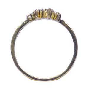 14K Gold Plated Luxury Classic Channel Setting Round Brilliant Cut Diamond Unisex <b>Engagement</b> Wedding & Anniversary Party <b>Rings</b> - Product Image 3