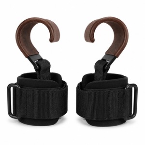 Deadlift Pull Ups Training Non-Slip Adjustable Professional Protection Heavy Duty Custom Wholesale Neoprene Powerlifting Hooks - Product Image 5