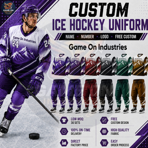 New Trendy Mountain Design Sublimated Personalized Athletic Team Wear Custom Printed Long-Lasting Heavy-Duty Ice Hockey Uniform - Product Image 4