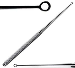 Curetas Buck Ear de Acero Inoxidable Premium, Instrumento Quirúrgico de Otología ENT, CE ISO, Reutilizables, Afiladas y con Punta Cega, para Extracción de Cera, de 15cm a 17cm - Product Image 5