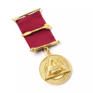 Produit phare : Bijou de poitrine pour ancien maître maçon, officier de loge maçonnique, vêtements et bijoux maçonniques, insignes de poitrine sur mesure de qualité supérieure - Product Image 1