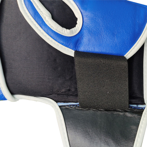 Gants de boxe MMA en cuir pour l'entraînement, Muay Thai, Kick Boxing, évacuation de l'humidité, ajustables avec sangle, design demi-doigts - Product Image 4