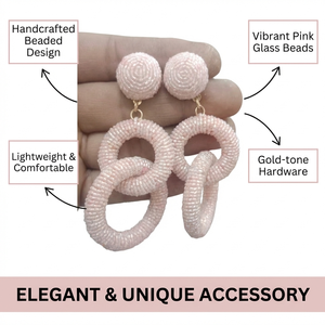 Handmade Glass Seed <b>Beaded</b> Earrings Boho Long Tassel Drop Fringe Earring Native Ethnic <b>Beaded</b> Jewelry for Women Wholesale - Product Image 6