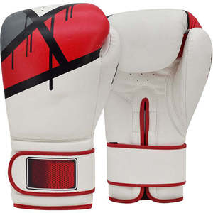 Fabricant professionnel OEM, gants de boxe en cuir antidérapants à lacets, design unisexe, gants d'entraînement imprimés - Product Image 1