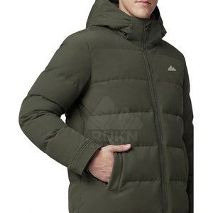 New Arrival <b>Men's</b> Bench <b>Coat</b> Winter Outerwear Casual Jacket Zipper <b>Long</b> <b>Waterproof</b> Lightweight Comfortable Daily Wear - Product Image 4