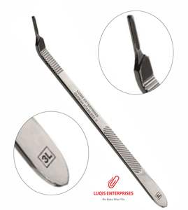 Mango de bisturí # Cuchillo Quirúrgico de Acero Inoxidable con Mango Largo y Angulado 3LA, Instrumento Médico Reutilizable y Autoclavable - Product Image 4