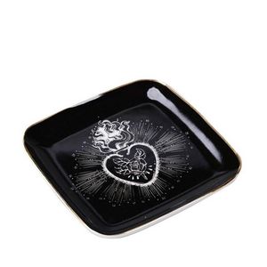 Luxury Vintage Brass Eye Trinket Tray Metal Serving Plate for Coffee <b>Table</b> <b>Vanity</b> Decor Handmade Turkish Style Tableware Set - Product Image 3