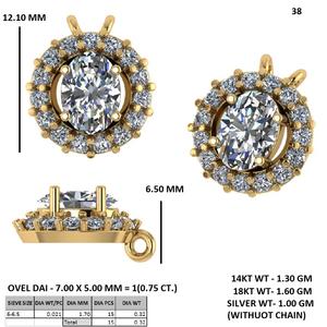 Collar con Colgante de Oro Premium con Diamante de Corte Esmeralda Cultivado en Laboratorio, Joyería Fina para Mujer, Elegante Regalo de Aniversario - Product Image 5