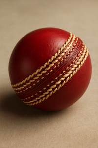 Balle de cricket classique en cuir rouge, doublement cousue, faite à la main, durable, professionnelle, pour droitiers/gauchers, 2,6 lb, équipement d'entraînement - Product Image 5